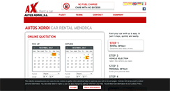 Desktop Screenshot of alquilercochesmenorca.com